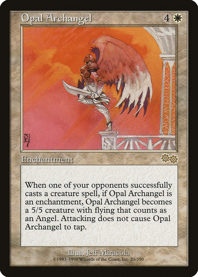 Opal Archangel [Urza's Saga] | Gate City Games LLC