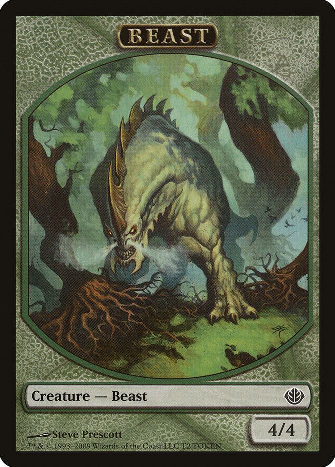 Beast Token (T2) [Duel Decks: Garruk vs. Liliana Tokens] | Gate City Games LLC