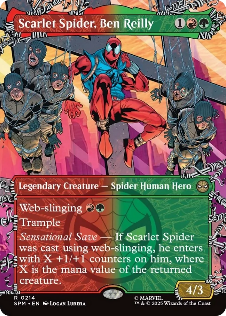 Scarlet Spider, Ben Reilly (Borderless) [Marvel's Spider-Man] | Gate City Games LLC