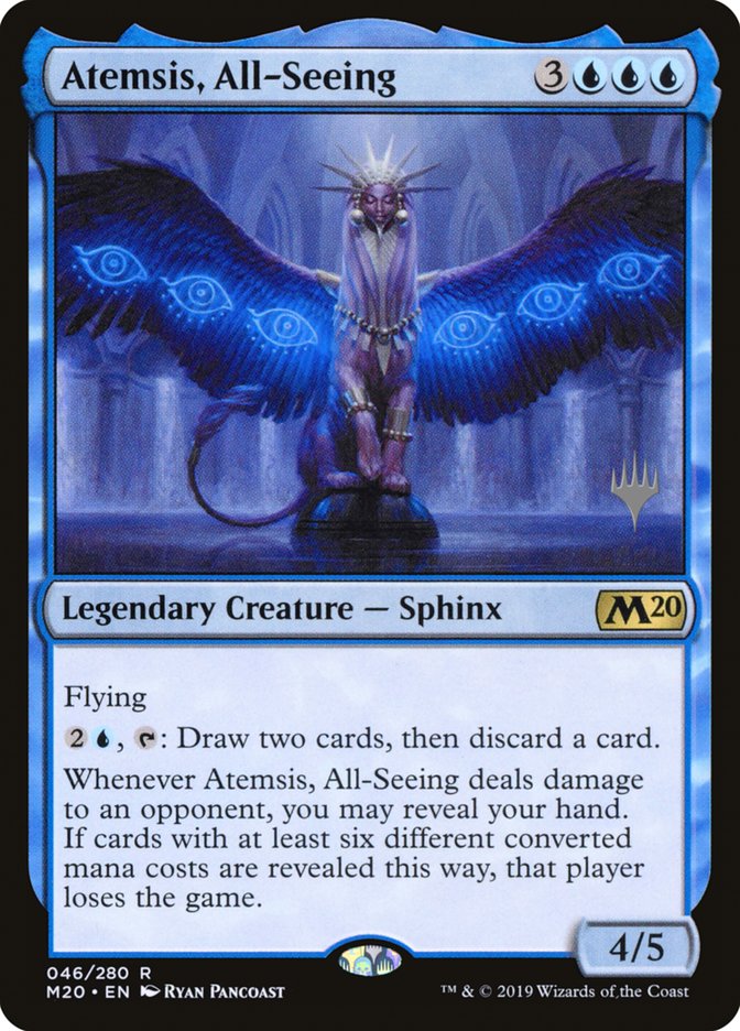 Atemsis, All-Seeing (Promo Pack) [Core Set 2020 Promos] | Gate City Games LLC