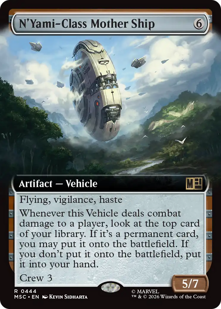 N'Yami-Class Mother Ship (Extended Art) [Marvel Super Heroes Commander] | Gate City Games LLC