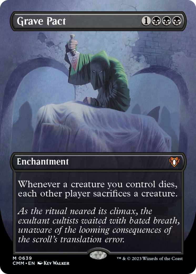 Grave Pact (Borderless Alternate Art) [Commander Masters] | Gate City Games LLC