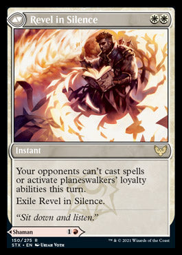 Flamescroll Celebrant // Revel in Silence [Strixhaven: School of Mages] | Gate City Games LLC