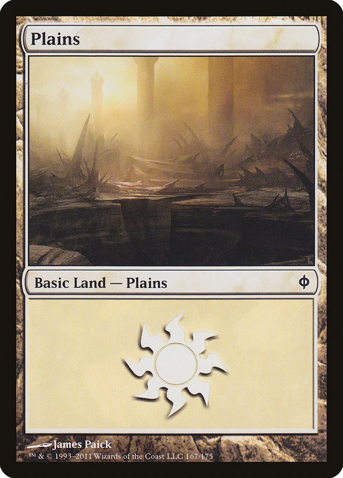 Plains (167) [New Phyrexia] | Gate City Games LLC