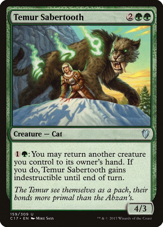 Temur Sabertooth [Commander 2017] | Gate City Games LLC