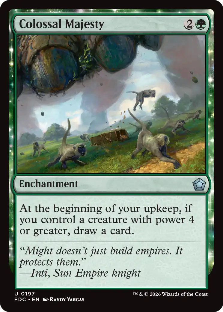 Colossal Majesty [Foundations Commander] | Gate City Games LLC