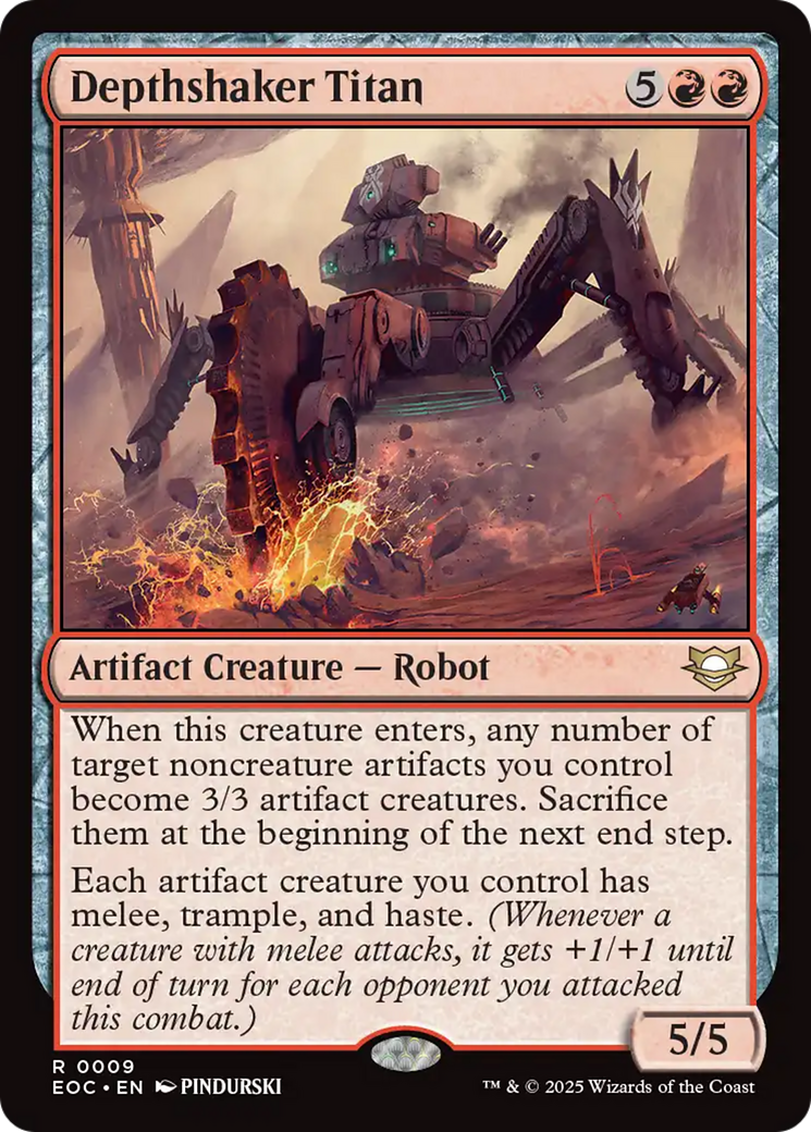 Depthshaker Titan [Edge of Eternities Commander] | Gate City Games LLC