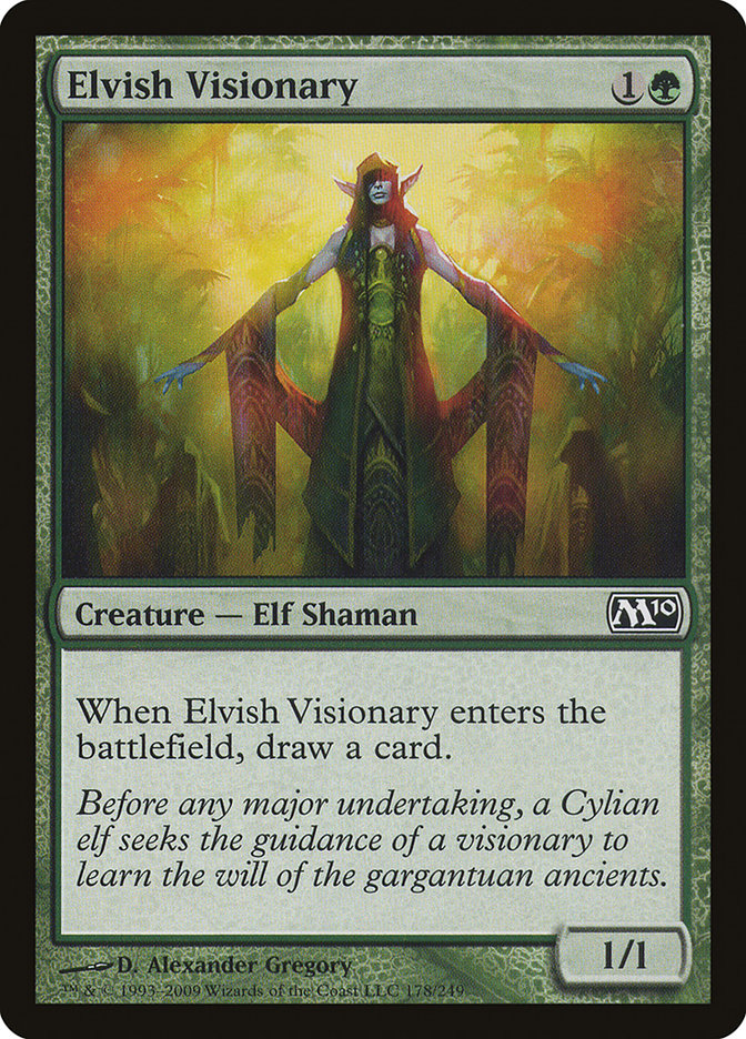 Elvish Visionary [Magic 2010] | Gate City Games LLC