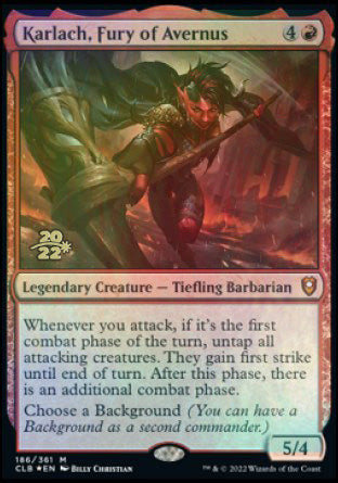 Karlach, Fury of Avernus [Commander Legends: Battle for Baldur's Gate Prerelease Promos] | Gate City Games LLC