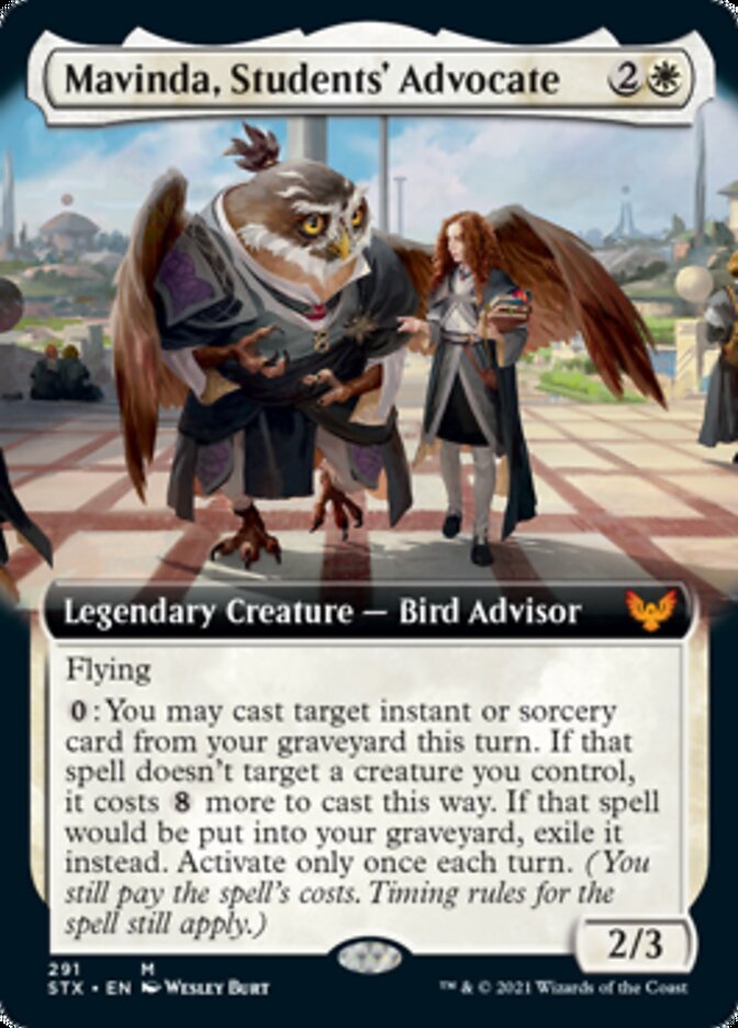Mavinda, Students' Advocate (Extended Art) [Strixhaven: School of Mages] | Gate City Games LLC