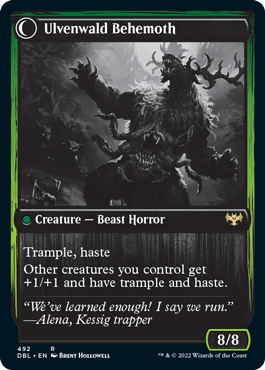 Ulvenwald Oddity // Ulvenwald Behemoth [Innistrad: Double Feature] | Gate City Games LLC