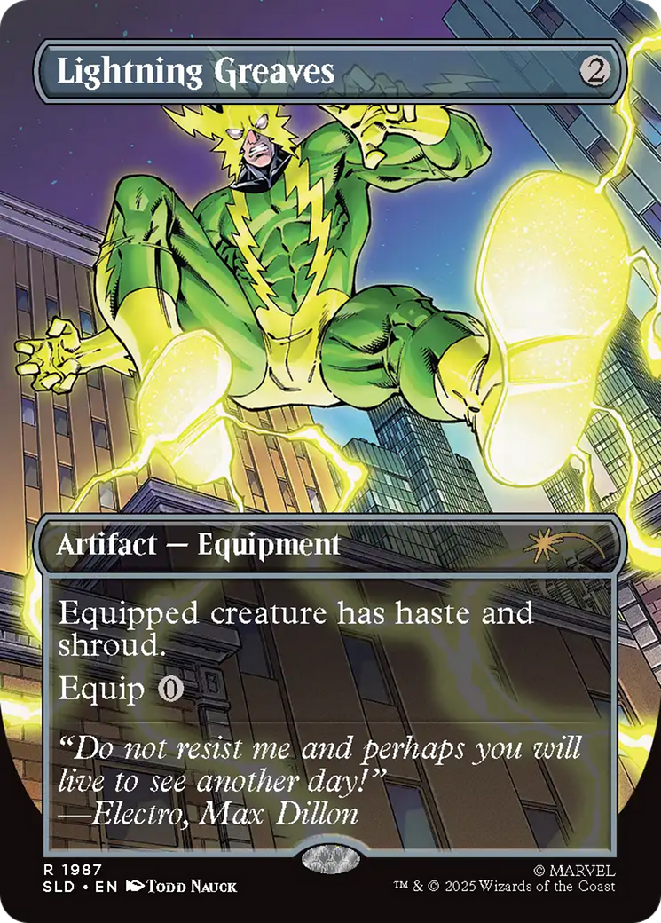 Lightning Greaves (1987) (Rainbow Foil) [Secret Lair Drop Series] | Gate City Games LLC