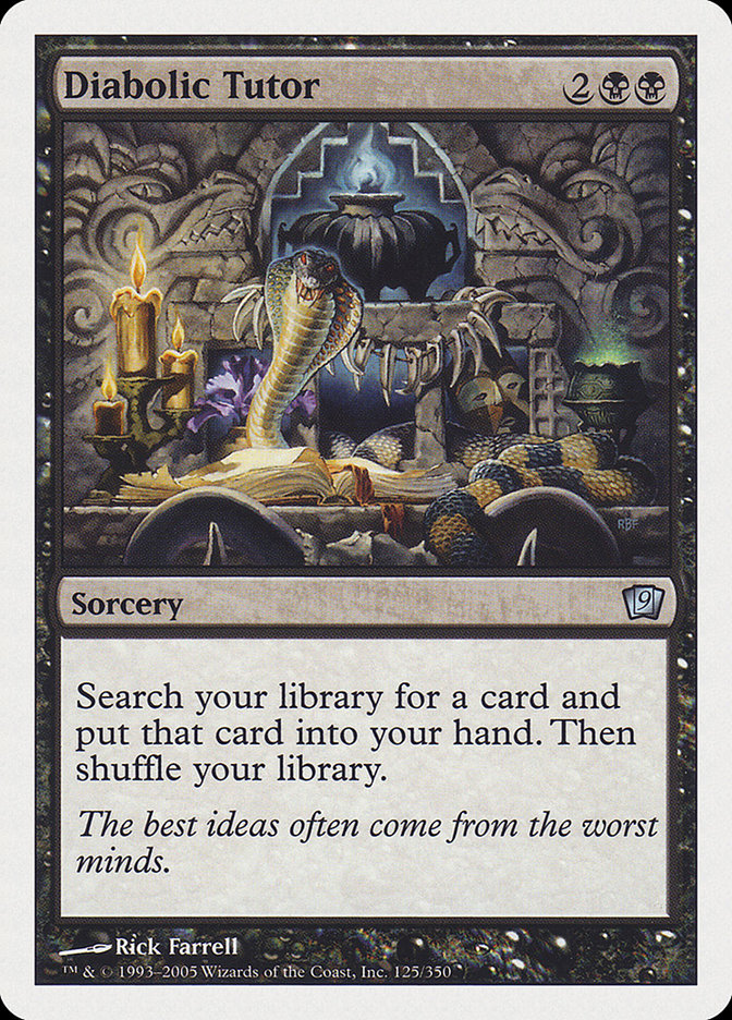 Diabolic Tutor [Ninth Edition] | Gate City Games LLC