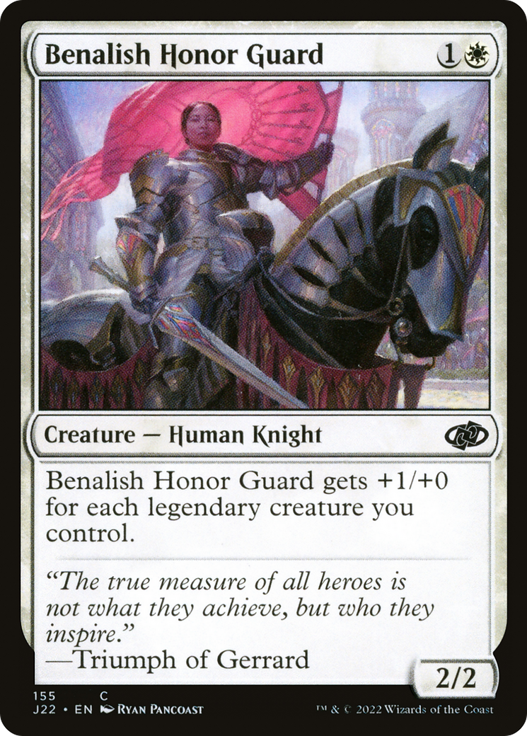 Benalish Honor Guard [Jumpstart 2022] | Gate City Games LLC