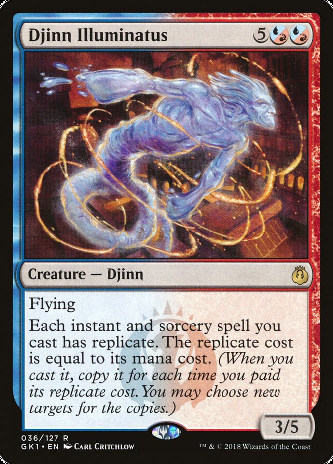 Djinn Illuminatus [Guilds of Ravnica Guild Kit] | Gate City Games LLC