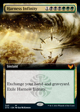 Harness Infinity (Extended Art) [Strixhaven: School of Mages] | Gate City Games LLC