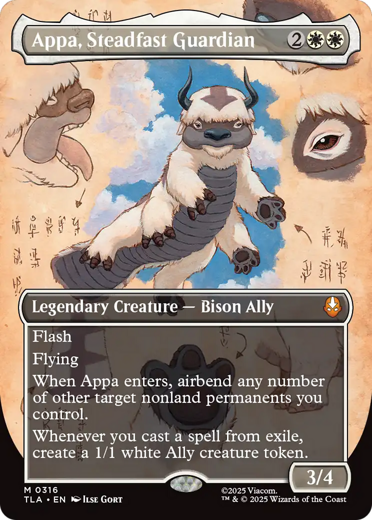 Appa, Steadfast Guardian (Borderless) [Avatar: The Last Airbender] | Gate City Games LLC
