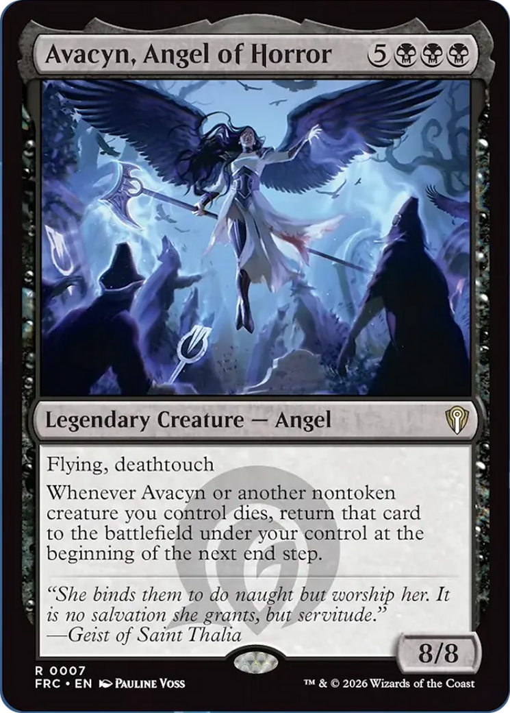 Avacyn, Angel of Horror [Reality Fracture Commander] | Gate City Games LLC