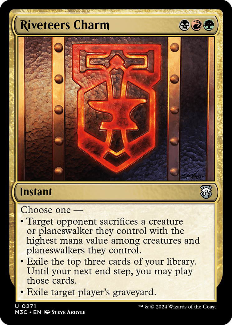 Riveteers Charm (Ripple Foil) [Modern Horizons 3 Commander] | Gate City Games LLC