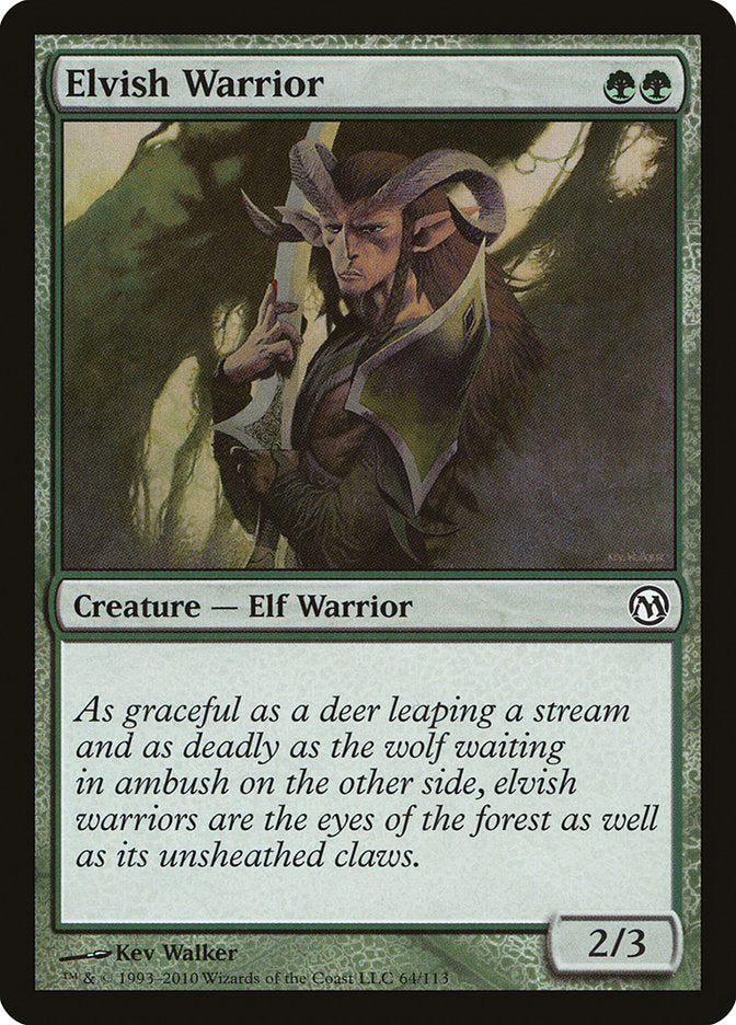 Elvish Warrior [Duels of the Planeswalkers] | Gate City Games LLC