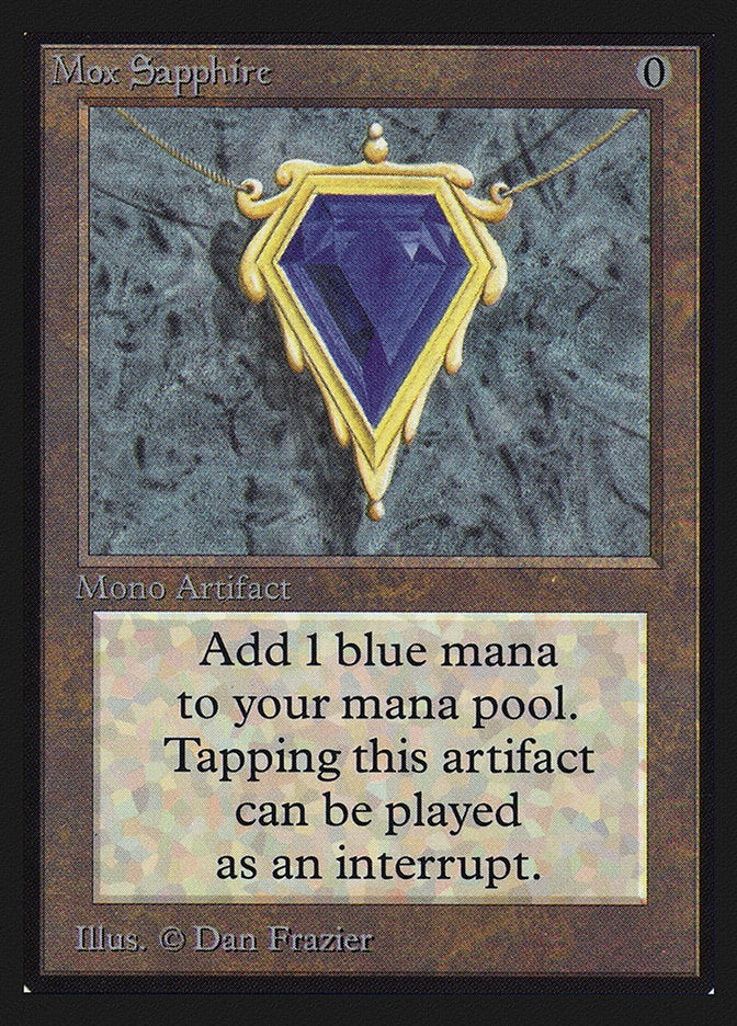 Mox Sapphire [International Collectors' Edition] | Gate City Games LLC