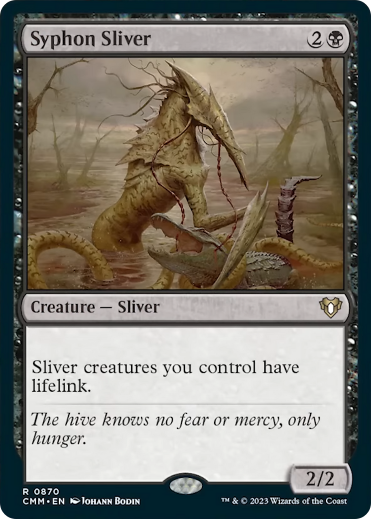 Syphon Sliver [Commander Masters] | Gate City Games LLC