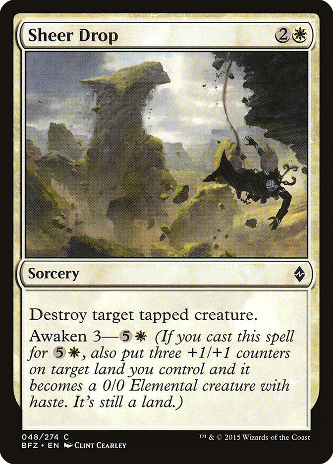 Sheer Drop [Battle for Zendikar] | Gate City Games LLC