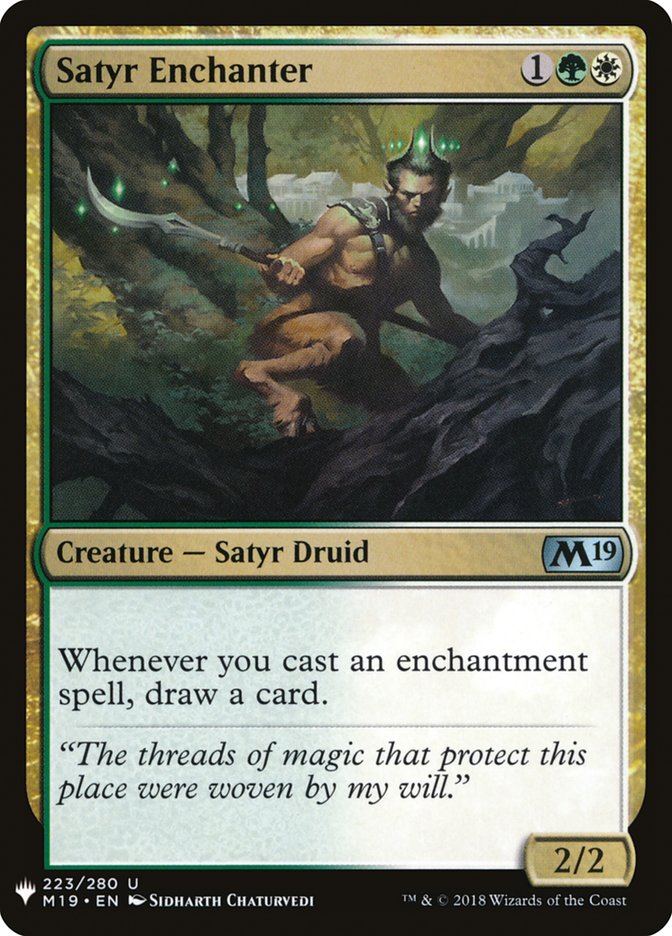 Satyr Enchanter [Mystery Booster] | Gate City Games LLC