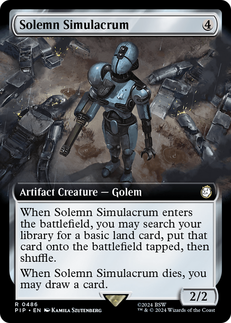 Solemn Simulacrum (Extended Art) [Fallout] | Gate City Games LLC