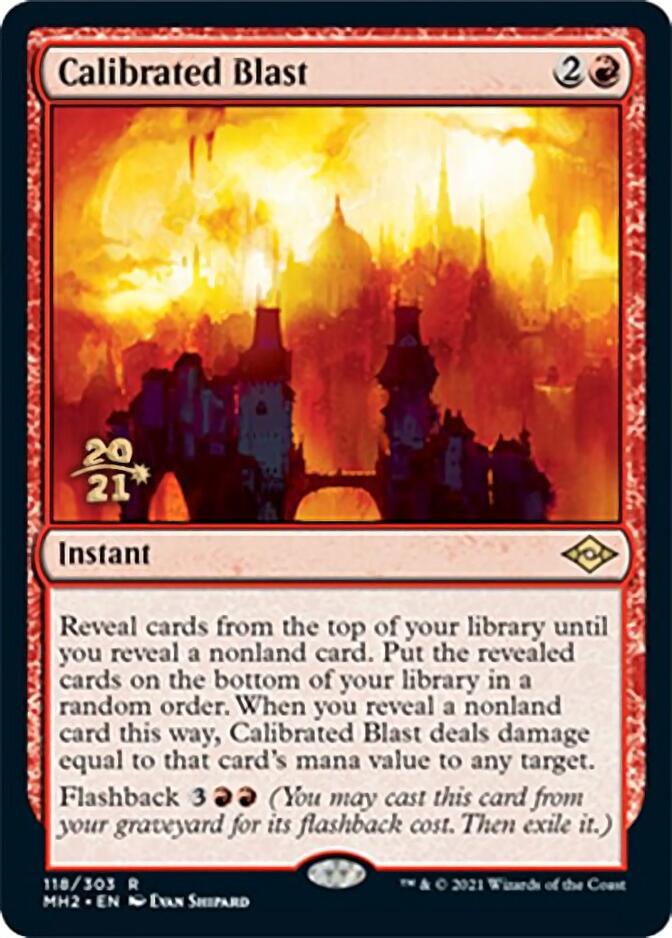 Calibrated Blast [Modern Horizons 2 Prerelease Promos] | Gate City Games LLC