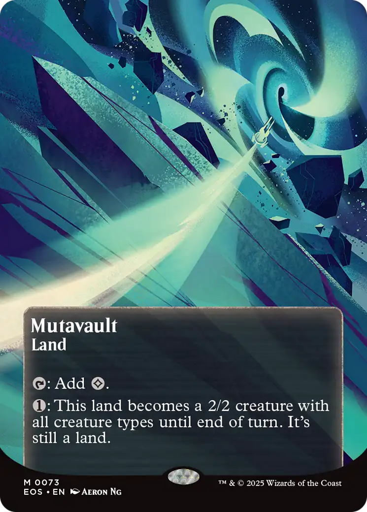Mutavault (0073) (Borderless) [Edge of Eternities: Stellar Sights] | Gate City Games LLC