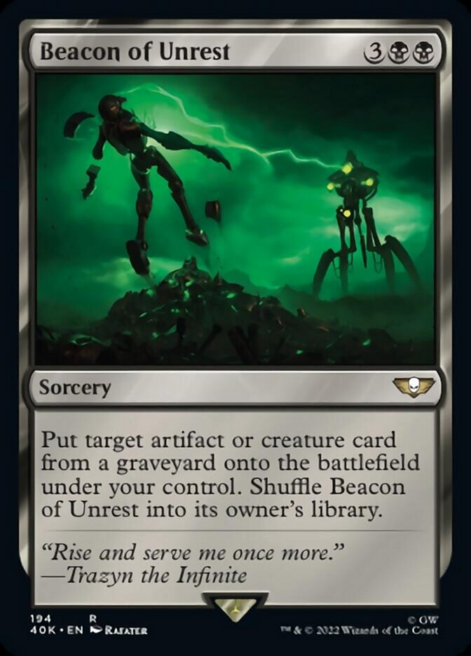 Beacon of Unrest (Surge Foil) [Warhammer 40,000] | Gate City Games LLC