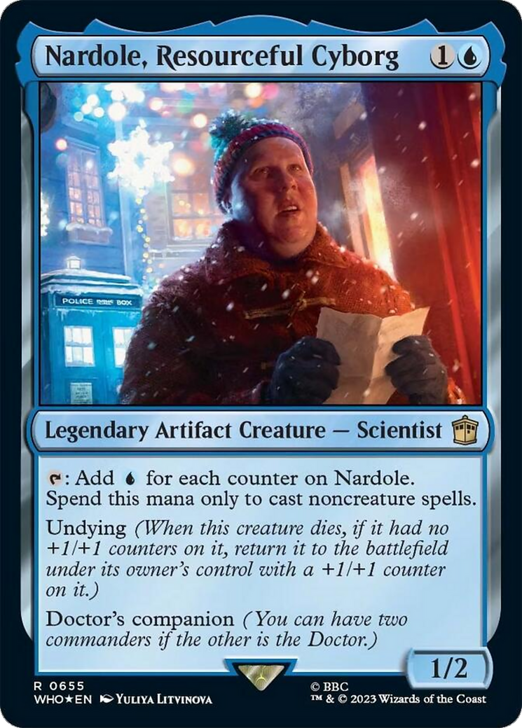 Nardole, Resourceful Cyborg (Surge Foil) [Doctor Who] | Gate City Games LLC