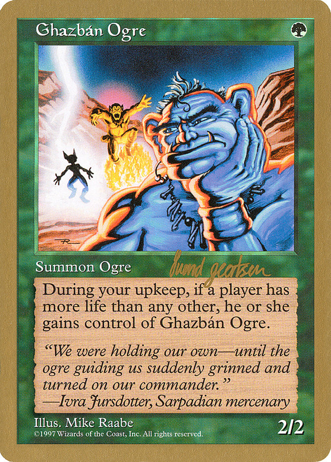 Ghazban Ogre (Svend Geertsen) [World Championship Decks 1997] | Gate City Games LLC