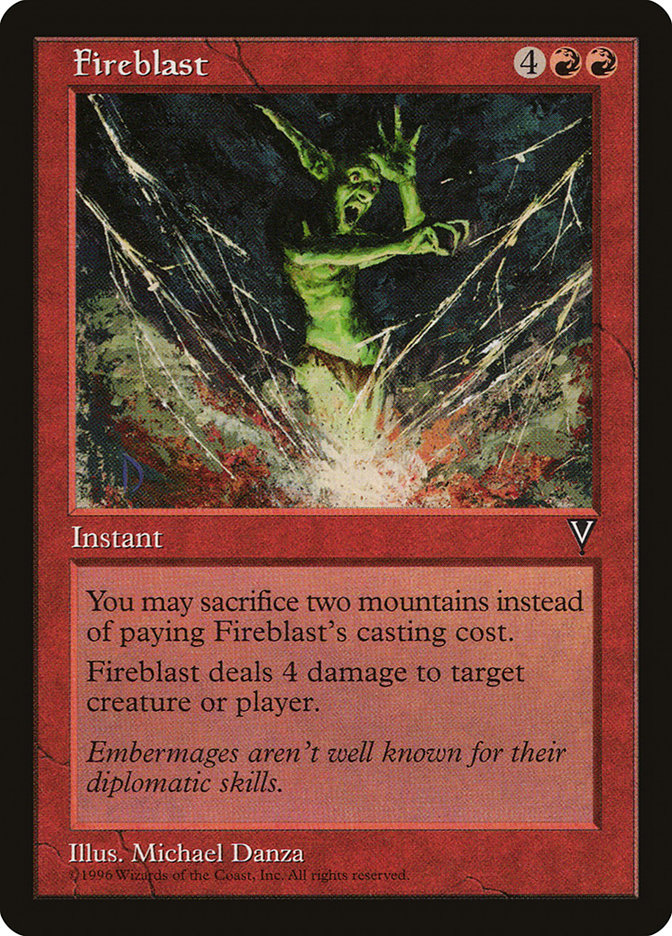 Fireblast [Visions] | Gate City Games LLC