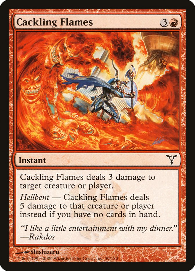 Cackling Flames [Dissension] | Gate City Games LLC