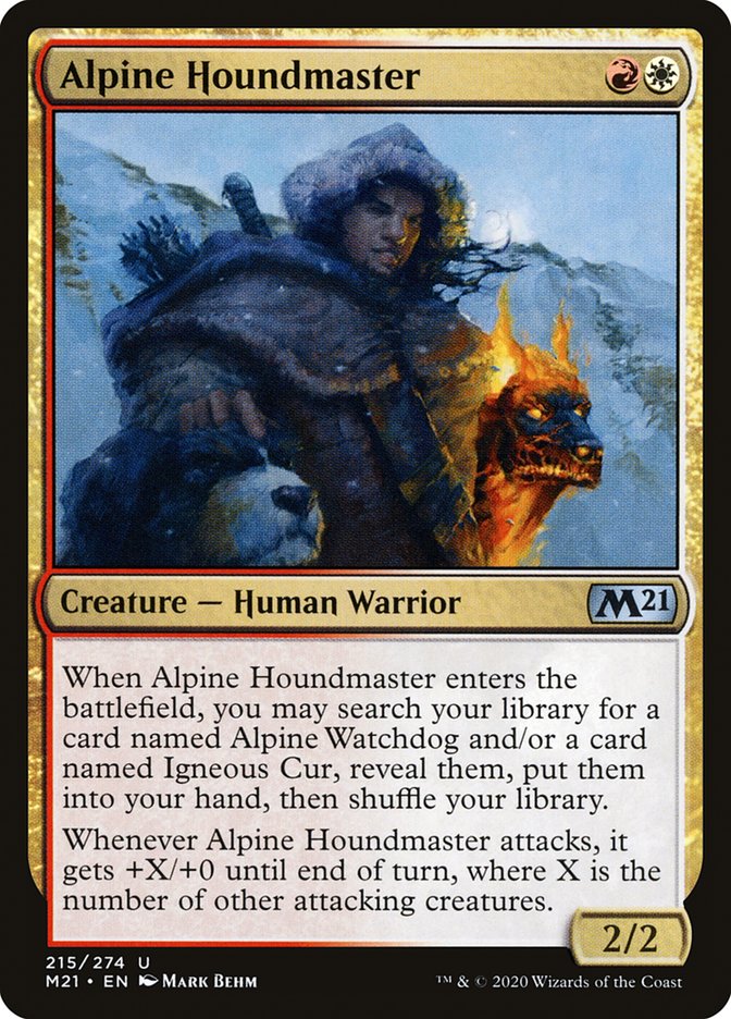Alpine Houndmaster [Core Set 2021] | Gate City Games LLC