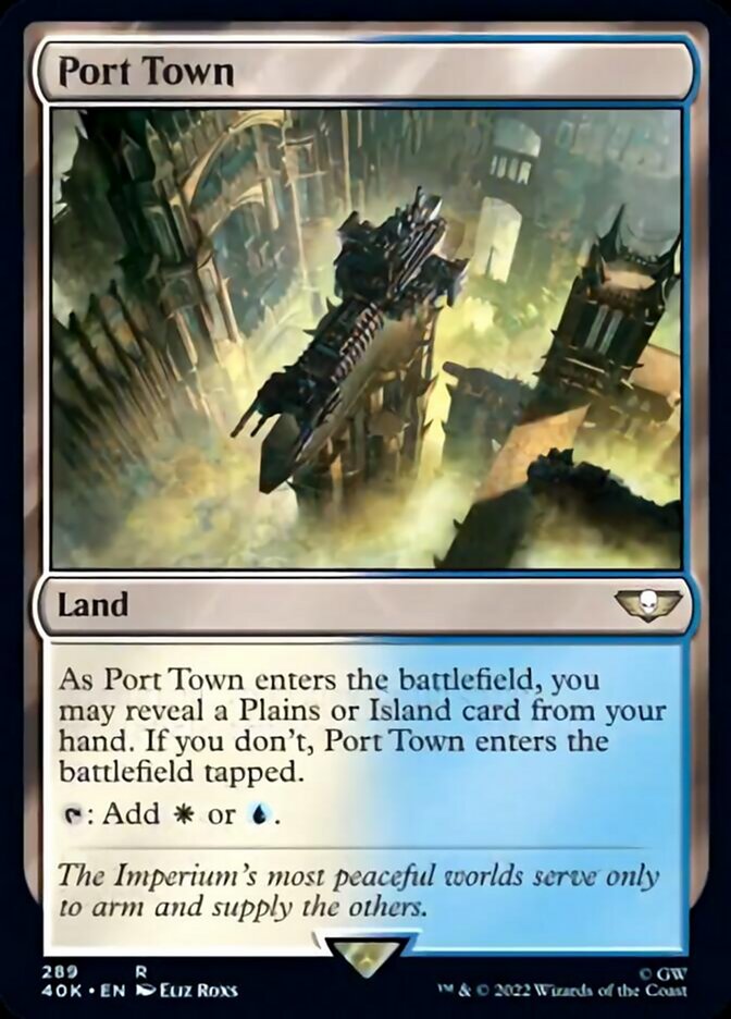 Port Town (Surge Foil) [Warhammer 40,000] | Gate City Games LLC