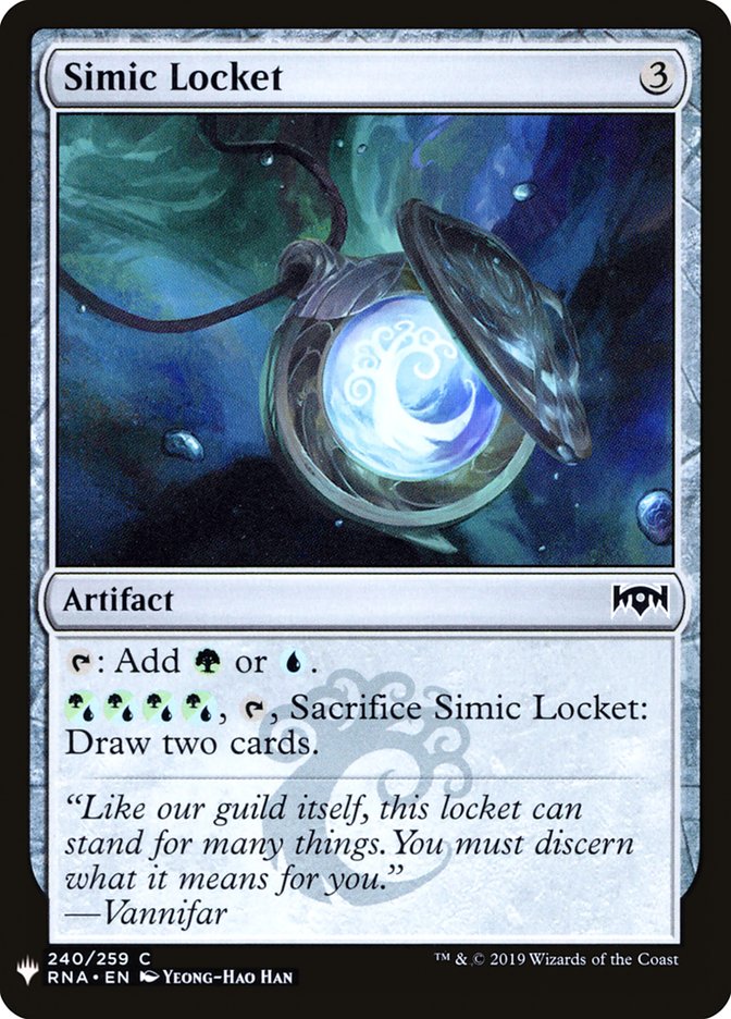 Simic Locket [Mystery Booster] | Gate City Games LLC