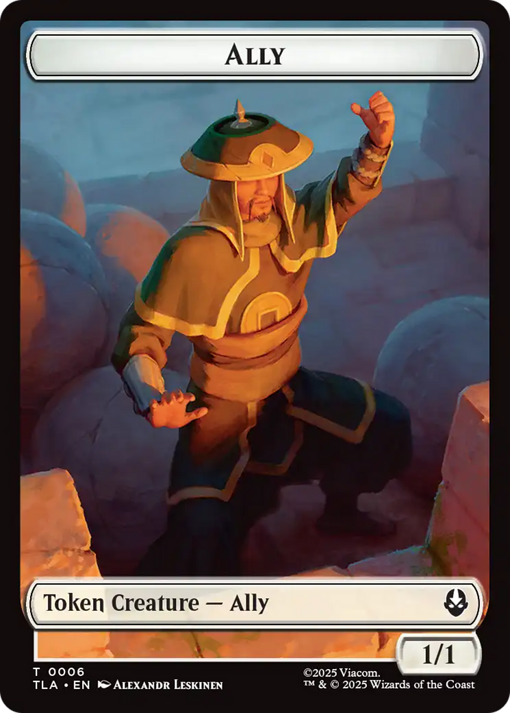 Ally (0006) // Soldier (0002) Double-Sided Token [Avatar: The Last Airbender Tokens] | Gate City Games LLC