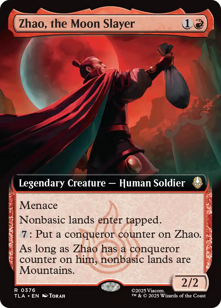 Zhao, the Moon Slayer (Extended Art) [Avatar: The Last Airbender] | Gate City Games LLC