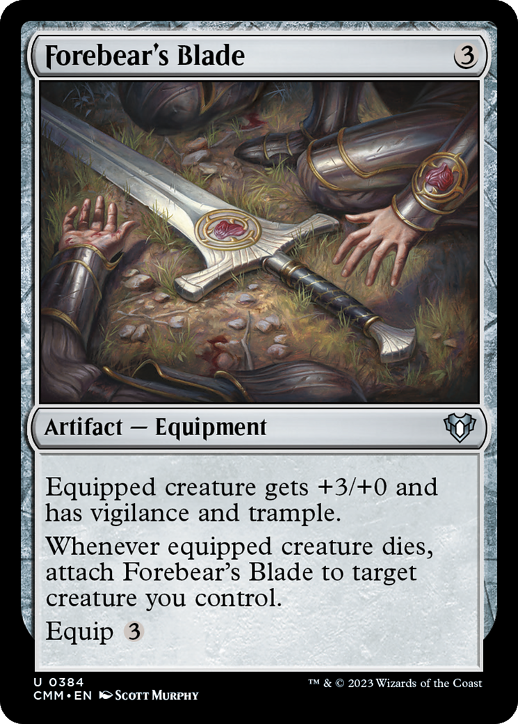 Forebear's Blade [Commander Masters] | Gate City Games LLC