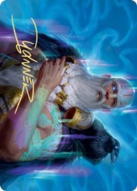 Alrund, God of the Cosmos Art Card (Gold-Stamped Signature) [Kaldheim Art Series] | Gate City Games LLC