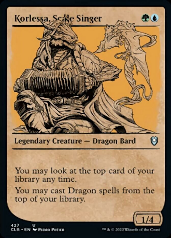 Korlessa, Scale Singer (Showcase) [Commander Legends: Battle for Baldur's Gate] | Gate City Games LLC