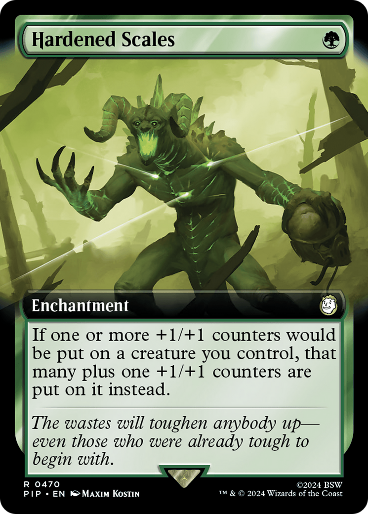 Hardened Scales (Extended Art) [Fallout] | Gate City Games LLC