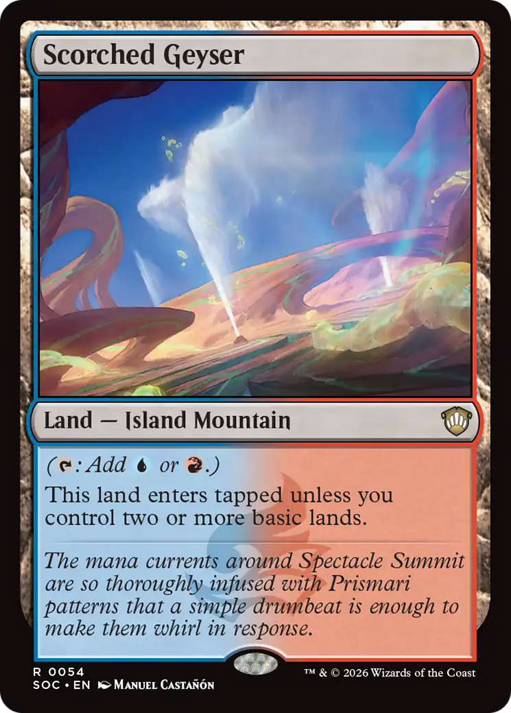 Scorched Geyser [Secrets of Strixhaven Commander] | Gate City Games LLC