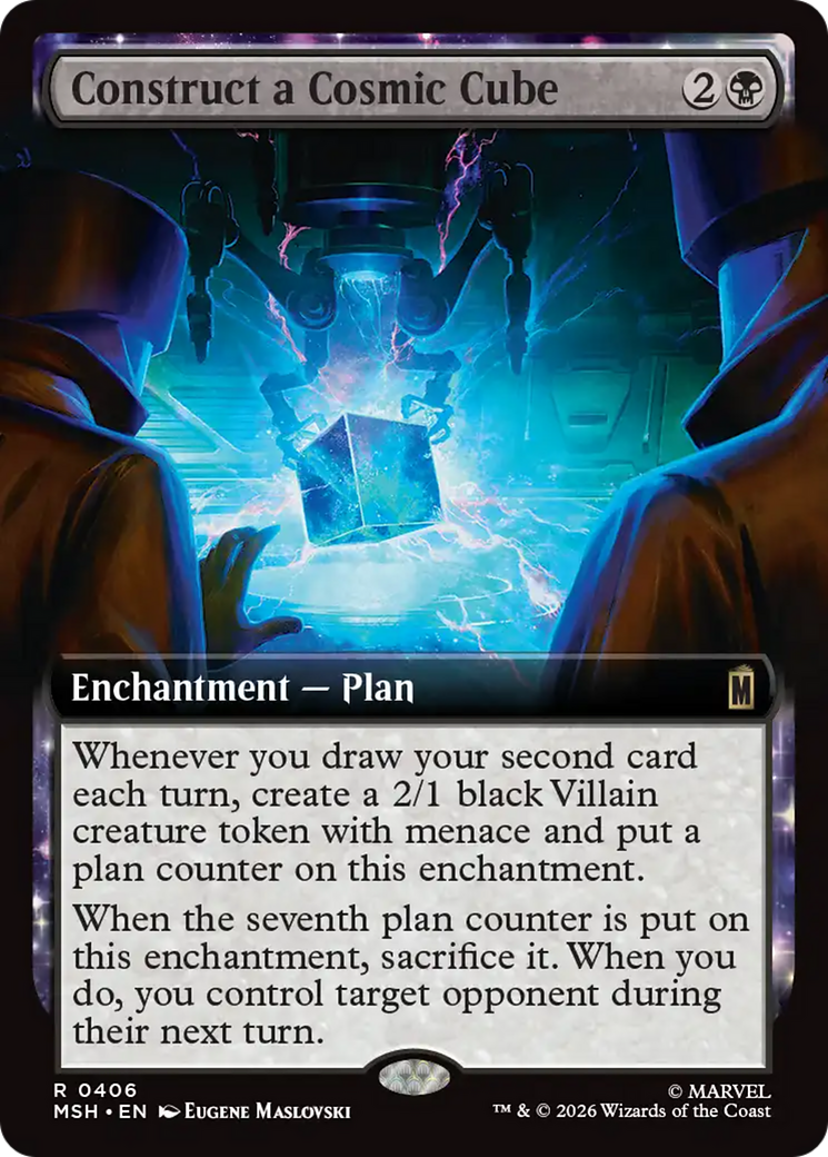 Construct a Cosmic Cube (Extended Art) [Marvel Super Heroes] | Gate City Games LLC