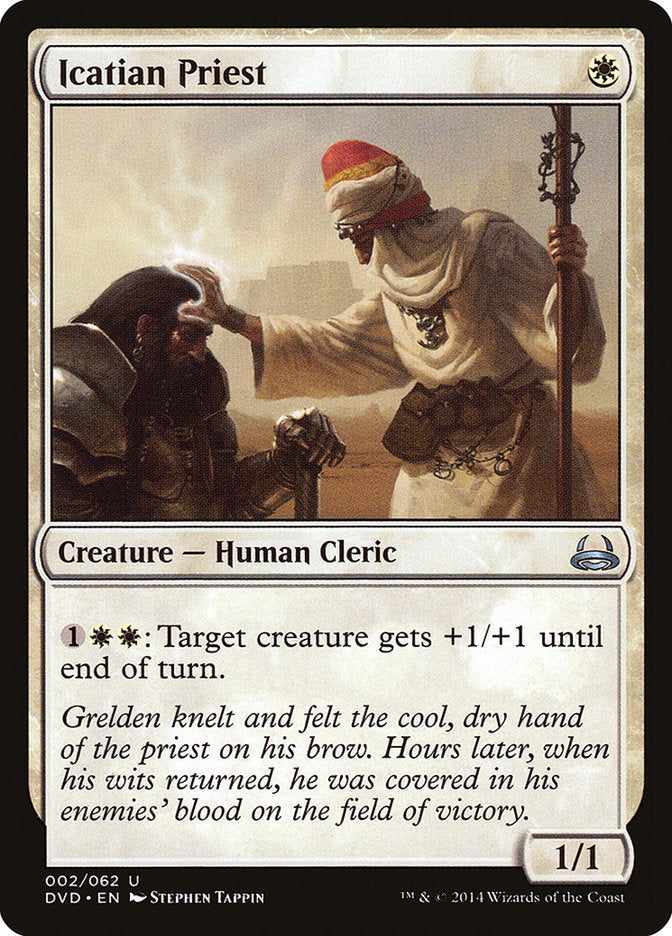 Icatian Priest (Divine vs. Demonic) [Duel Decks Anthology] | Gate City Games LLC