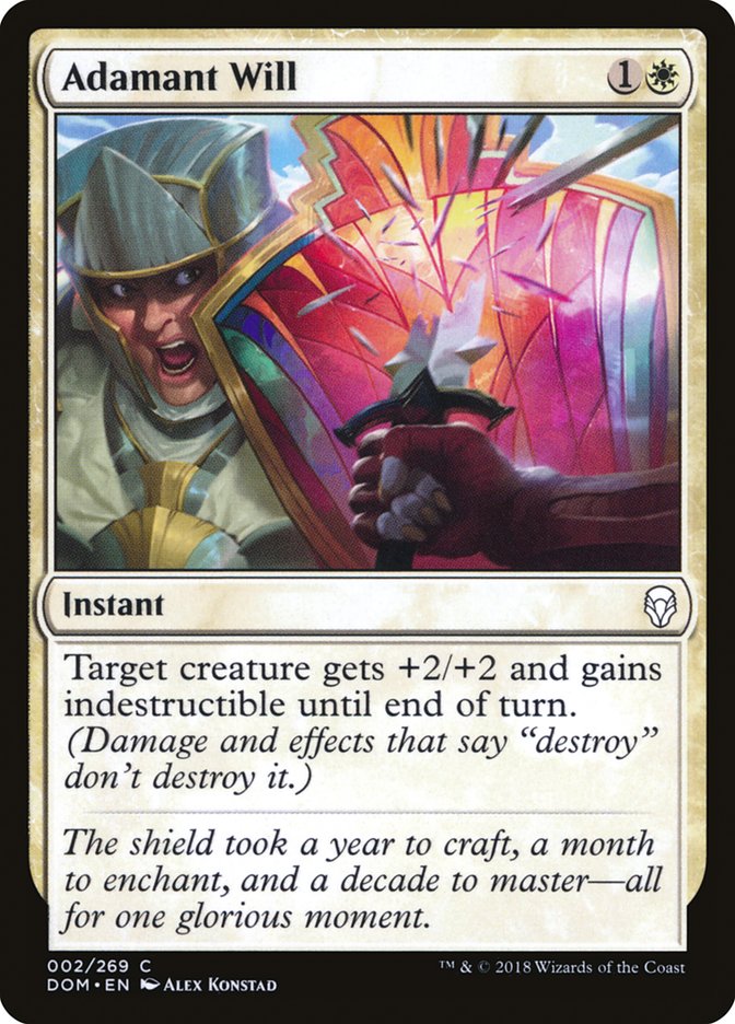 Adamant Will [Dominaria] | Gate City Games LLC