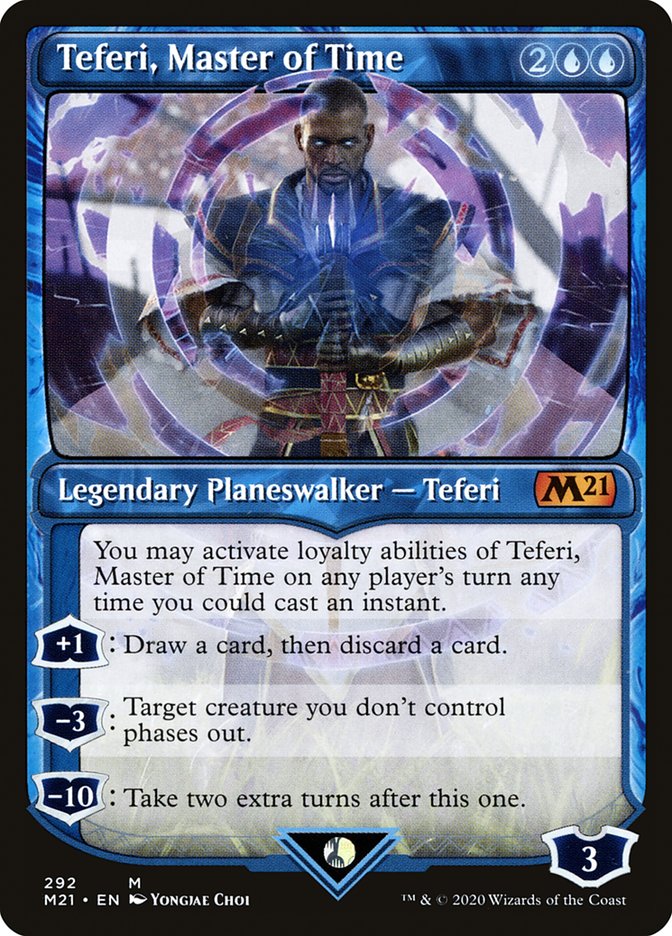 Teferi, Master of Time (Showcase) (292) [Core Set 2021] | Gate City Games LLC
